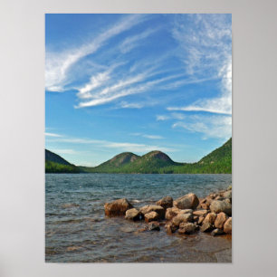 Poster As bolhas, parque nacional do Acadia, Maine