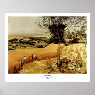 Pôster As ceifeira de Pieter Bruegel (1565)