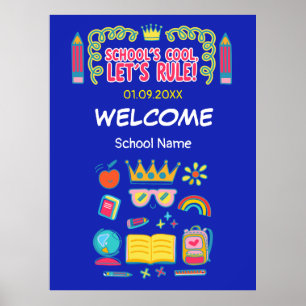 Poster As citações de motivação "a legal escola vamos gov