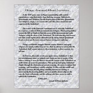 Pôster As Coisas Aprenderam Sobre Sociedades