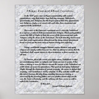 Pôster As Coisas Aprenderam Sobre Sociedades