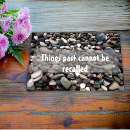 Poster As coisas de motivação passadas não podem ser lemb