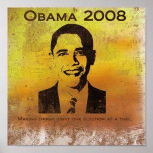 Pôster As coisas do Obama-Fazer endireitam outra vez… (
