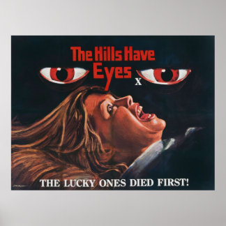 Poster as colinas têm olhos originais 1977