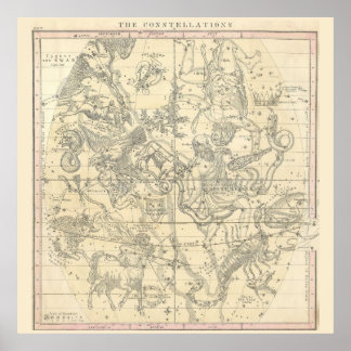 Poster As constelações (julho, agosto, setembro)