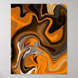 Poster As Correntes Quentes da Expressão Abstrata 