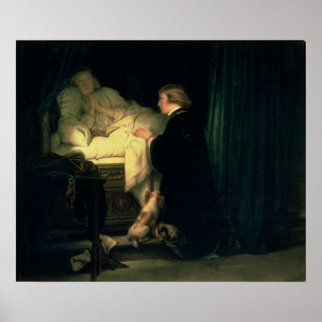 Poster As Crianças do Rei Eduardo IV da Inglaterra, 1852 (Frente)