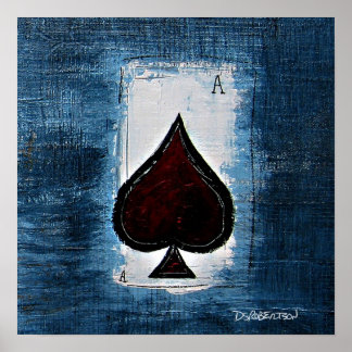 Pôster Ás de Arte da Caverna do Homem Espanhol