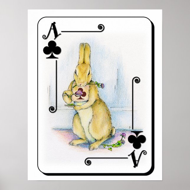 Poster Ás de Clubs (Frente)