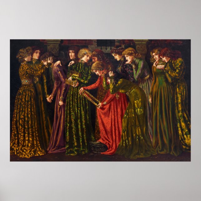 Poster As doze princesas dançantes de Gustave Stevens (Frente)