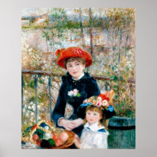 Pôster As Duas Irmãs, No Terraço, Renoir