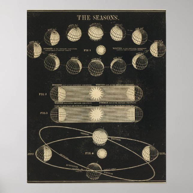 Pôster As estações (Frente)