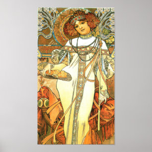 Pôster As Estações: Outono - Alphonse Mucha (1900)