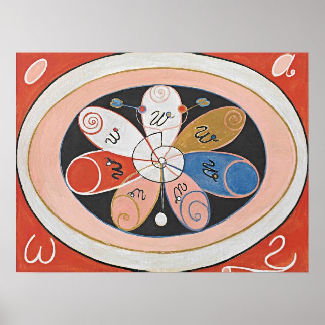 Poster As Estrelas Sete Pontas | Hilma af Klint (Frente)