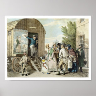 Poster As feiras: A mostra, c.1821 (litho da cor)