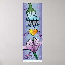 Poster - As flores de ART - Buellton.Art