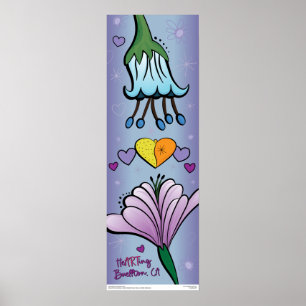 Poster - As flores de ART - Buellton.Art