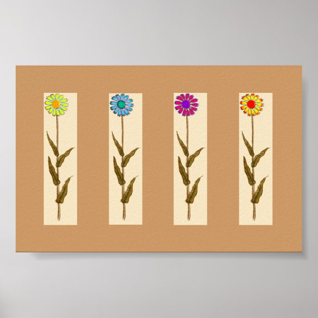 Poster As Flores Retro (Frente)