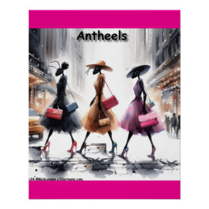 Pôster As formigas de moda do rick de Londres