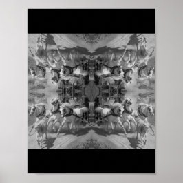 Poster As Gotthardpost cavalos - Rudolf Koller Horses -