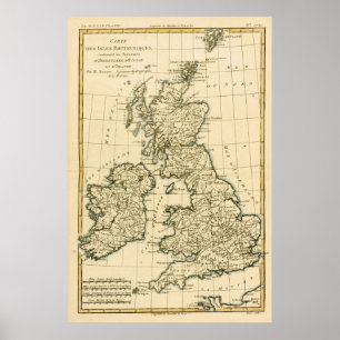 Poster As ilhas britânicas