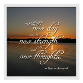 Pôster As injeções diárias de fólio da natureza dão ideia