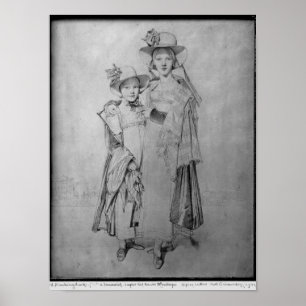 Pôster As irmãs de Montagu em Roma, 1815