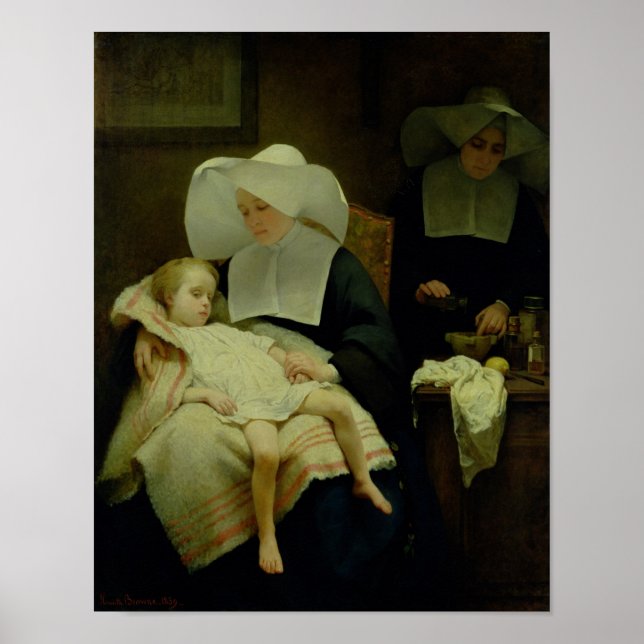 Pôster As Irmãs do Compaixão, 1859 (Frente)