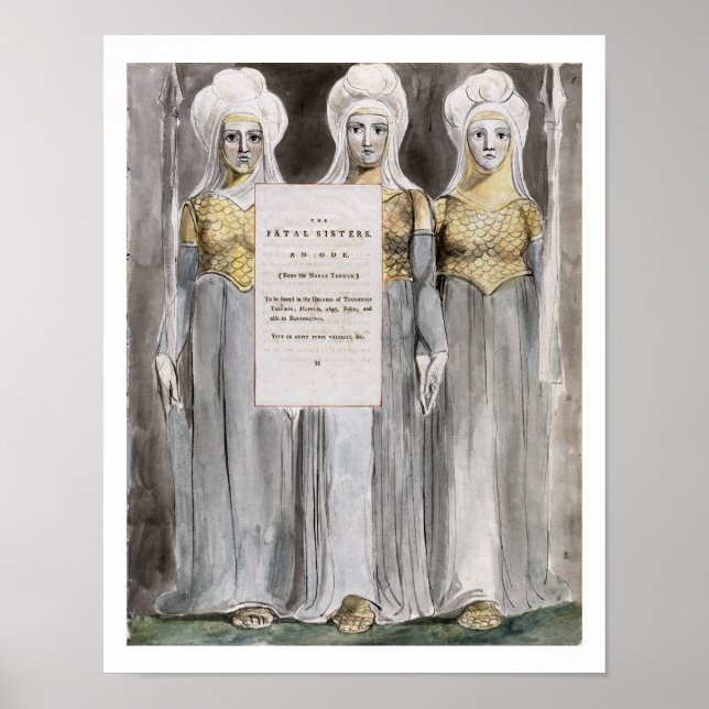 Pôster As Irmãs Fatais, design 67 de "Os Poemas de (Frente)
