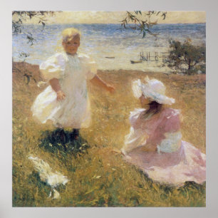 Pôster As irmãs, por Frank Weston Benson