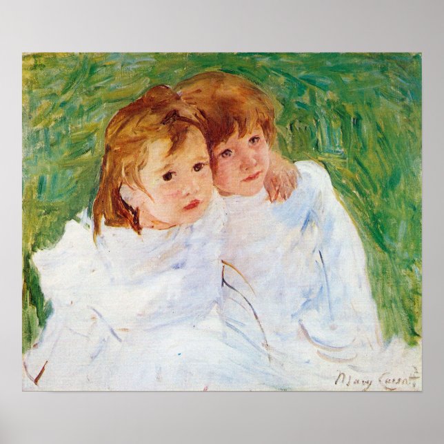 Pôster As irmãs por Mary Stevenson Cassatt (Frente)
