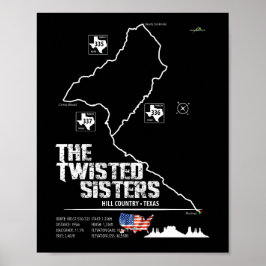 Poster As Irmãs Tortas Texas EUA Motocicleta 02