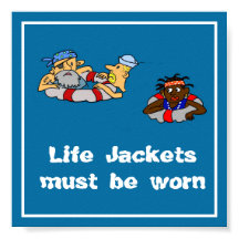 As Jaquetas de vida devem ser vestidas