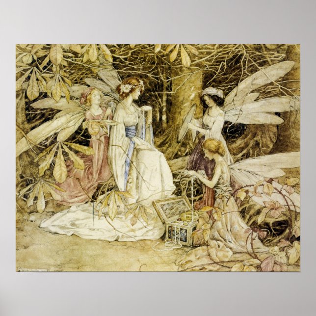 Pôster "As Joias das Fadas" (Frente)