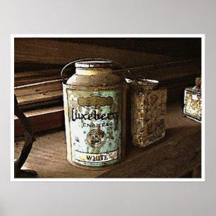 Pôster As latas de tinta continuam a vida