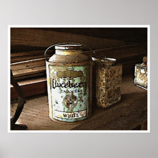 Pôster As latas de tinta continuam a vida