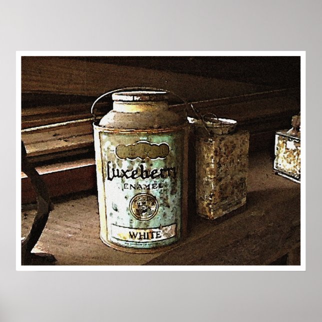 Pôster As latas de tinta continuam a vida (Frente)