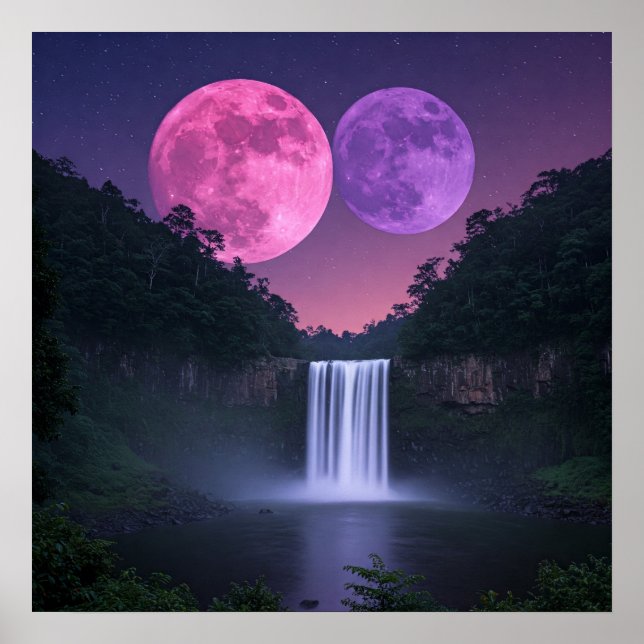 Poster As Luas Noturnas (Frente)