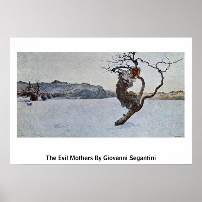 Poster As Mães Mau De Giovanni Segantini (Frente)