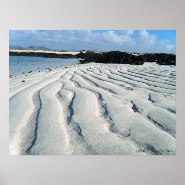 Pôster As maravilhosas lagoas de El Cotillo em baixo (Frente)