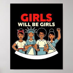 Poster As Meninas Serão História das Mulheres Feminismo H