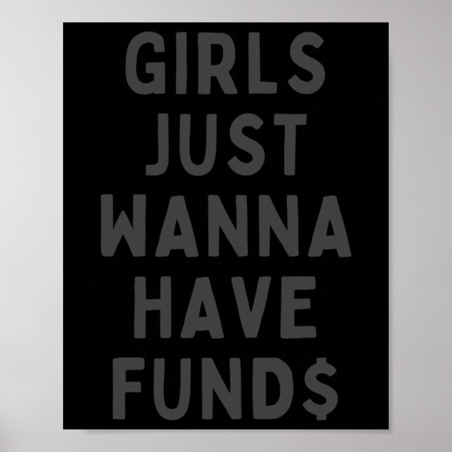 Poster As Meninas Só Querem Um Vinheta De Fundos (Frente)
