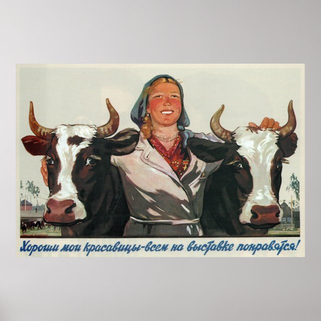 Poster As Minhas Beleza São A Melhor ~Rússia/União Soviét (Frente)