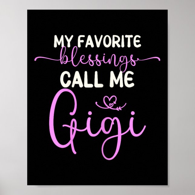 Poster As Minhas Bênçãos Favoritas Chamam-Me Mãe Gigi (Frente)