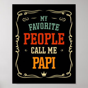 Poster As minhas Pessoas favoritas chamam-me Papi Padre&#