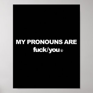Poster As Minhas Pronuncias São Para O Adulto Engraçado.