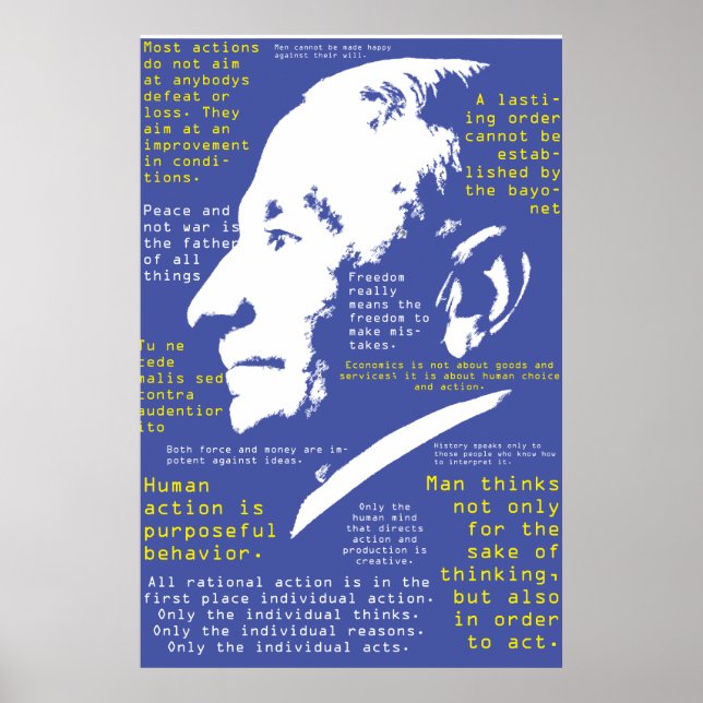 Poster As Mises Quotáveis (Frente)