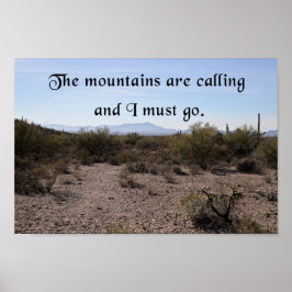 Poster As montanhas estão chamando
