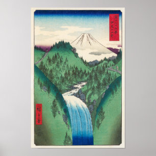 Poster As Montanhas Izo   Hiroshige  
