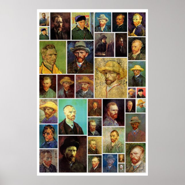 Poster As Muitas Faces De Vincent Van Gogh (Frente)